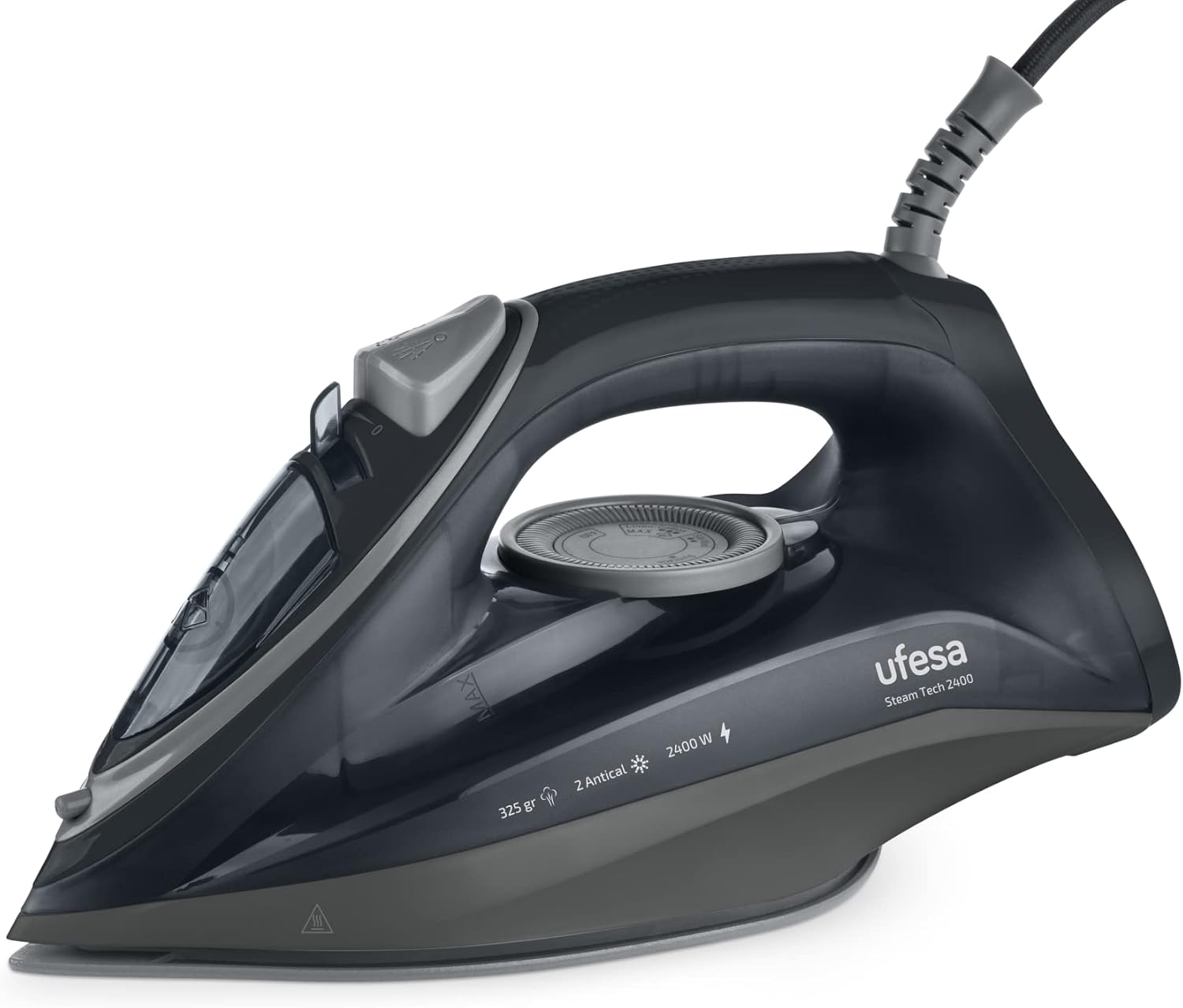 Maxi 2400W steam iron with 120g steam shot